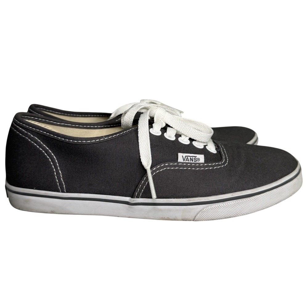 Vans Gray and White Classic Lace Up Women's Sneakers size 6.5